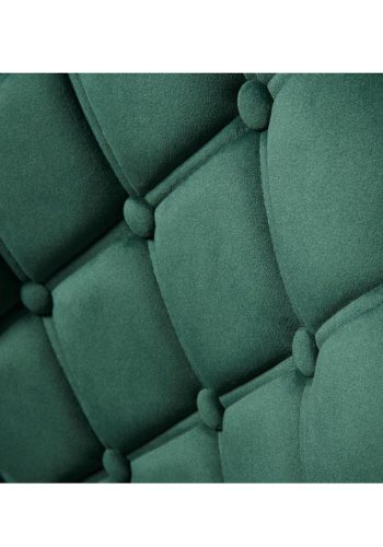 UNIQUE FURNITURE Granby spisebordsstol - grn fljl og sort metal????