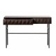 UNIQUE FURNITURE Latina konsolbord, m. 2 skuffer - espresso eg og sort metal (117x39)