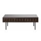 UNIQUE FURNITURE Latina sofabord, m. 1 skuffe - espresso eg og sort metal (71x117)