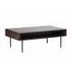 UNIQUE FURNITURE Latina sofabord, m. 1 skuffe - espresso eg og sort metal (71x117)