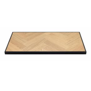 UNIQUE FURNITURE Calvi sildeben tillgsplade, rektangulr - natur eg (45x90)