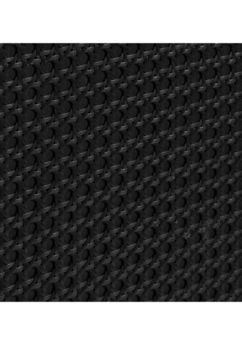 UNIQUE FURNITURE Pensacola sknk, m. 3 lger - sort polyrattan og sort melamin