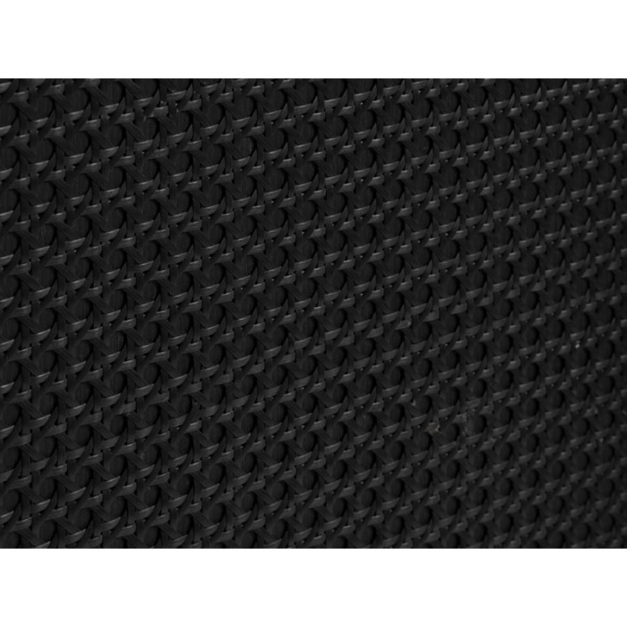 UNIQUE FURNITURE Pensacola sknk, m. 3 lger - sort polyrattan og sort melamin