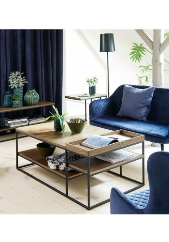 UNIQUE FURNITURE RIVOLI COFFEE TABLE 70X120 CM