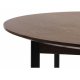 UNIQUE FURNITURE Latina spisebord, rund - espresso eg og sort metal (120)