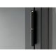 UNIQUE FURNITURE Carmel TV-bord, m. 3 lger - glas og sort metal (132x40,3)