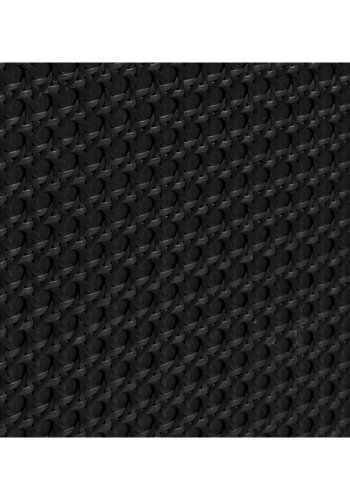 UNIQUE FURNITURE Pensacola kommode, m. 3 skuffer - sort polyrattan og sort melamin