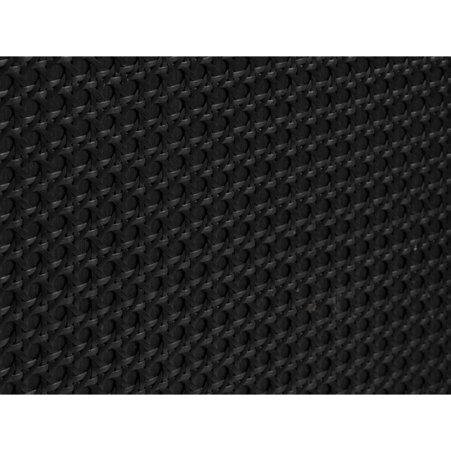 UNIQUE FURNITURE Pensacola kommode, m. 3 skuffer - sort polyrattan og sort melamin