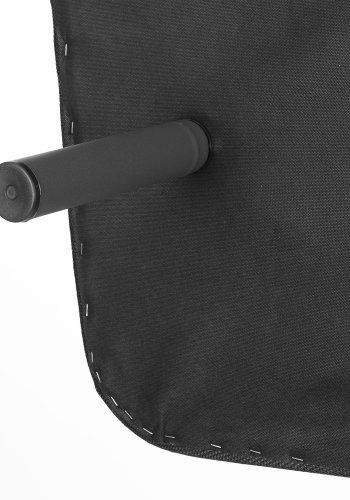 KAVE HOME Under sengebund uden ben - sort stof (til 90x200 cm madras)