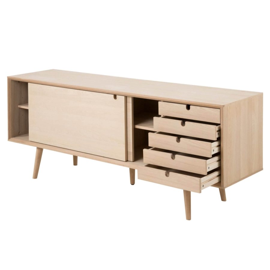 ACT NORDIC Century sknk - Massiv egetr, m. 2 skydelger