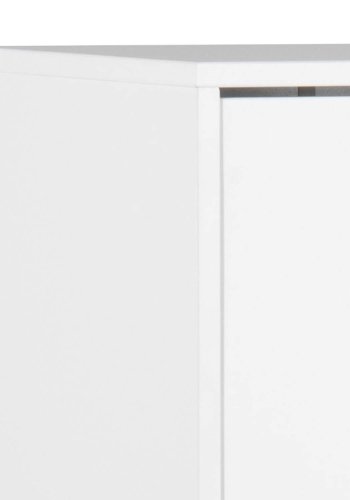 ACT NORDIC Mitra skoskab - hvid tr, m. 3 lger