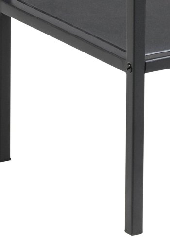 ACT NORDIC Seaford rullebord - stl med glasplade, m. hjul