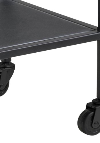 ACT NORDIC Seaford rullebord - stl med glasplade, m. hjul