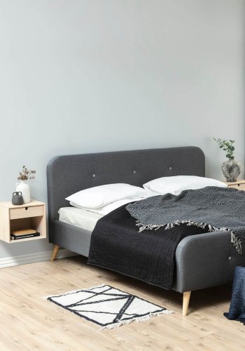 ACT NORDIC Century natbord - egetrsfiner, m. 1 skuffe, kan ophnges