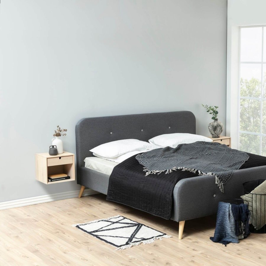 ACT NORDIC Century natbord - egetrsfiner, m. 1 skuffe, kan ophnges