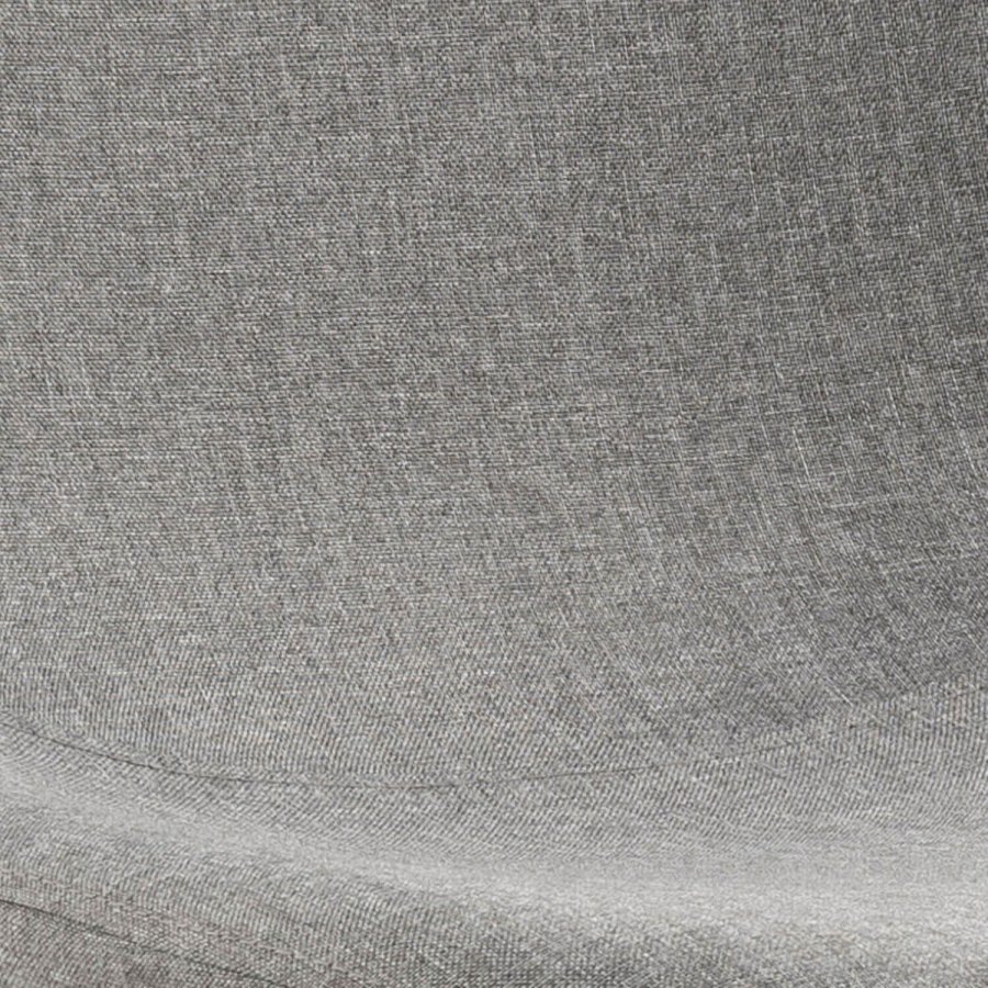 ACT NORDIC Wilma spisebordsstol - lysegr/sort stof/metal 