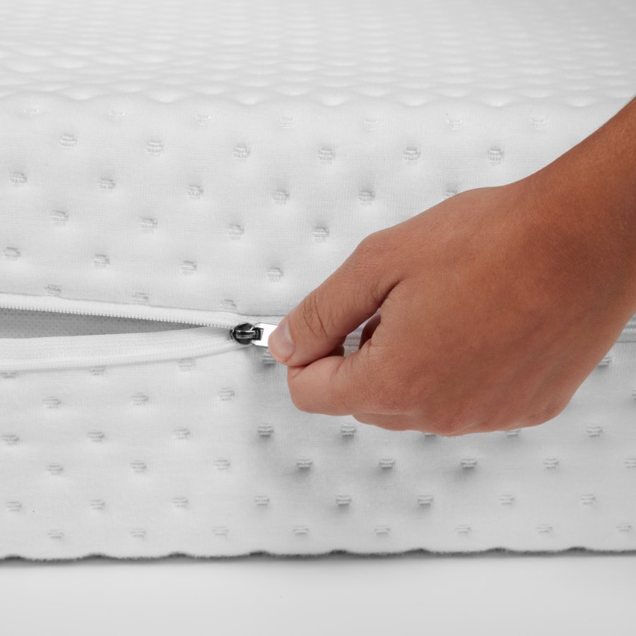 KAVE HOME Valery Adaptive Foam madras, til Maralis tipi brneseng - hvid stof (90x190)