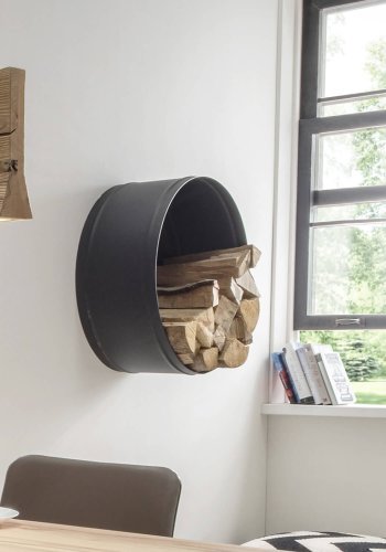 SPINDER DESIGN rund Banshee brndehylde - sort stl (60)