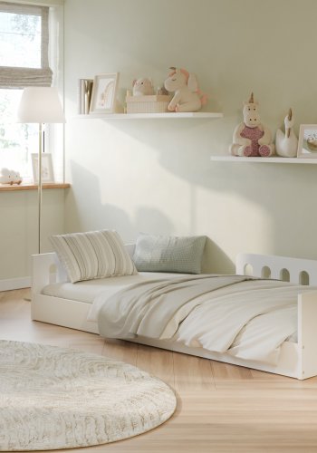 KOCOT KIDS Seng Timon hvid 180 med madras