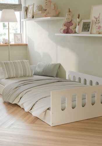 KOCOT KIDS Seng Timon hvid 160 med madras