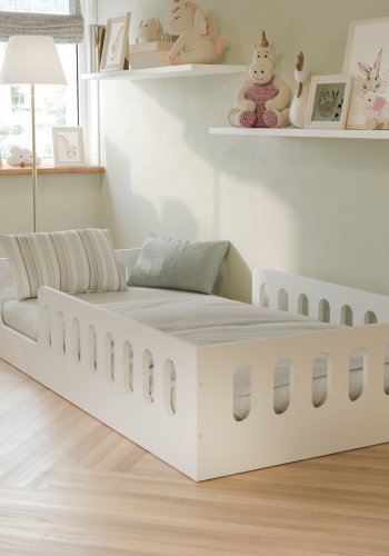 KOCOT KIDS Seng Timon hvid 160 med madras