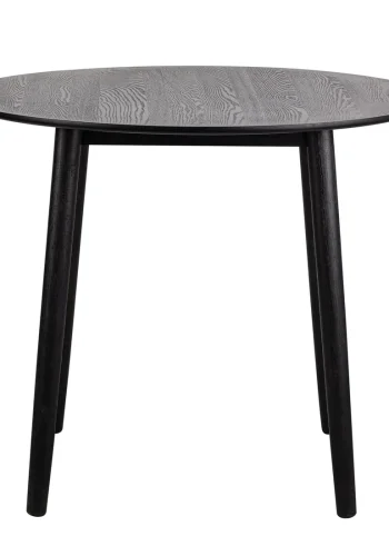 NORDLYS Tradition spisebord, rund - sort fyrretr (90)