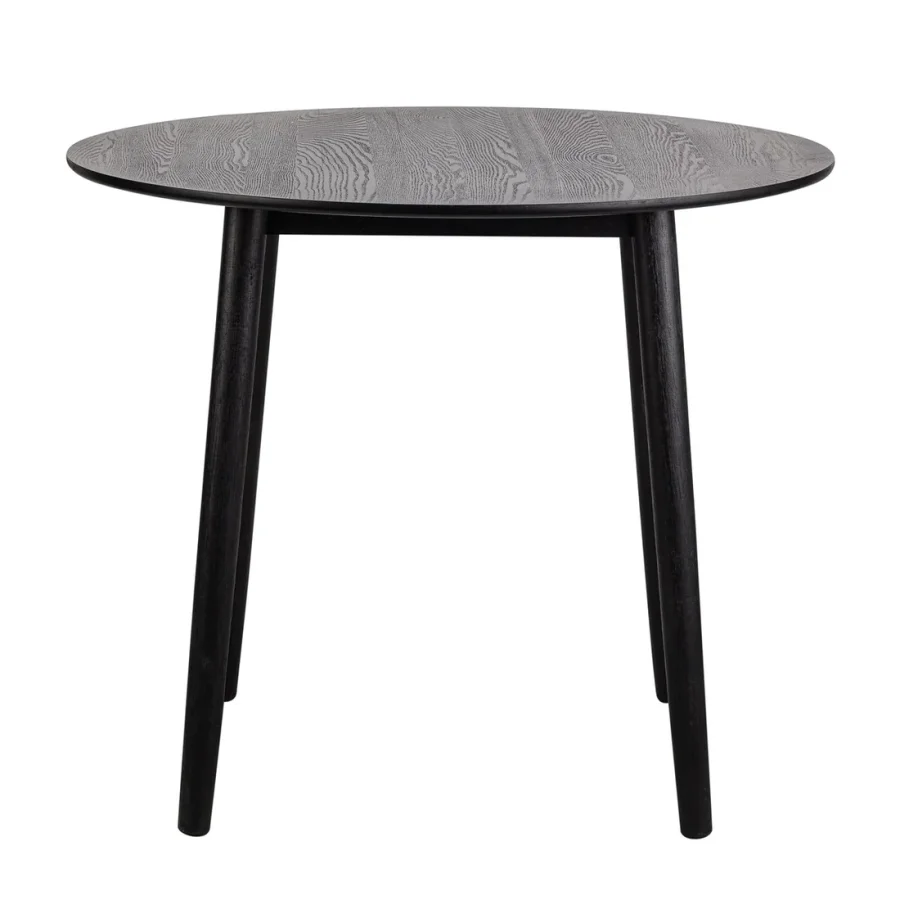 NORDLYS Tradition spisebord, rund - sort fyrretr (90)