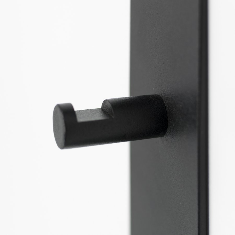 TORNA DESIGN Winkel Bar knagerkke, m. 4 knager og 1 bjlestang - sort stl (H:115)