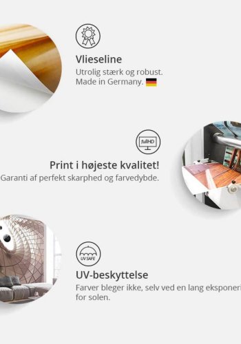 ARTGEIST Salty Caramel fototapet - creme/brun print (1000x50)