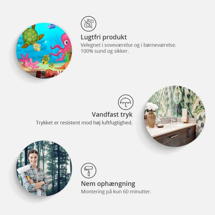 ARTGEIST Salty Caramel fototapet - creme/brun print (1000x50)