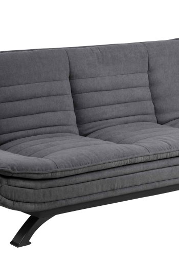 ACT NORDIC Faith sovesofa - mrkegr/sort stof/metal