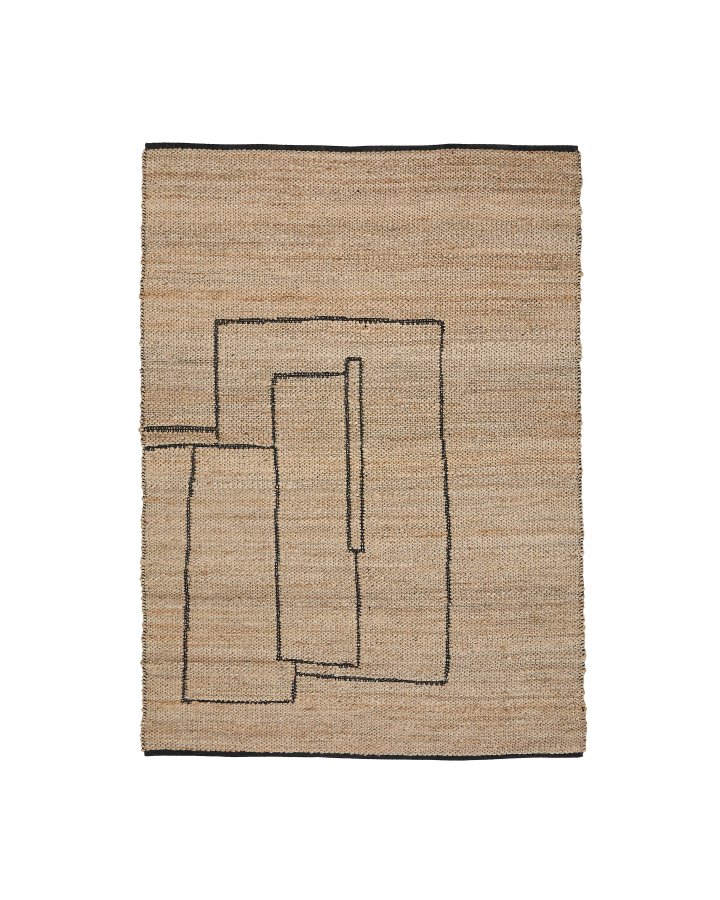  KAVE HOME Tppe Velira i jute 160 x 230 cm