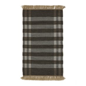  KAVE HOME Tppe Barani i syntetiske fibre brun og sort 60 x 90 cm