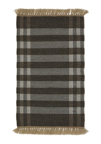  KAVE HOME Tppe Barani i syntetiske fibre brun og sort 60 x 90 cm