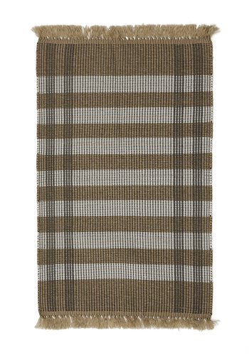  KAVE HOME Tppe Barani i syntetiske fibre brun og beige 60 x 90 cm
