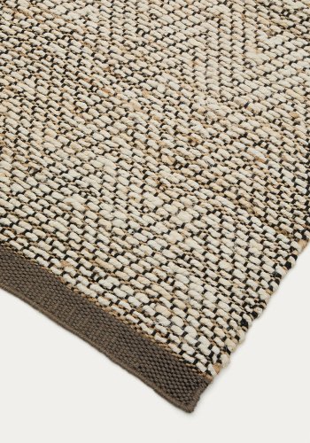 KAVE HOME Arpe beige jute jacquard tppe 70 x 140cm