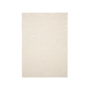 KAVE HOME Mascarell hvidt tppe af bomuld og polyester 160 x 230 cm