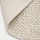 KAVE HOME Mascarell hvidt tppe af bomuld og polyester 160 x 230 cm