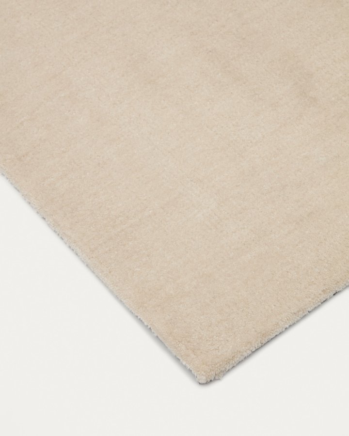 KAVE HOME Empuries tppe i hvidt, 160 x 230 cm