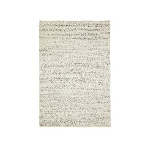 KAVE HOME Manilva tppe i uld og brunt bomuld, 200 x 300 cm