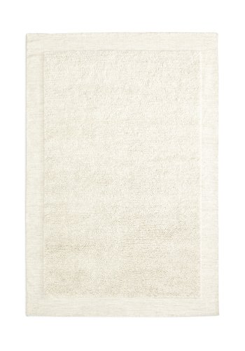  KAVE HOME Marely hvidt uldtppe 200 x 300 cm