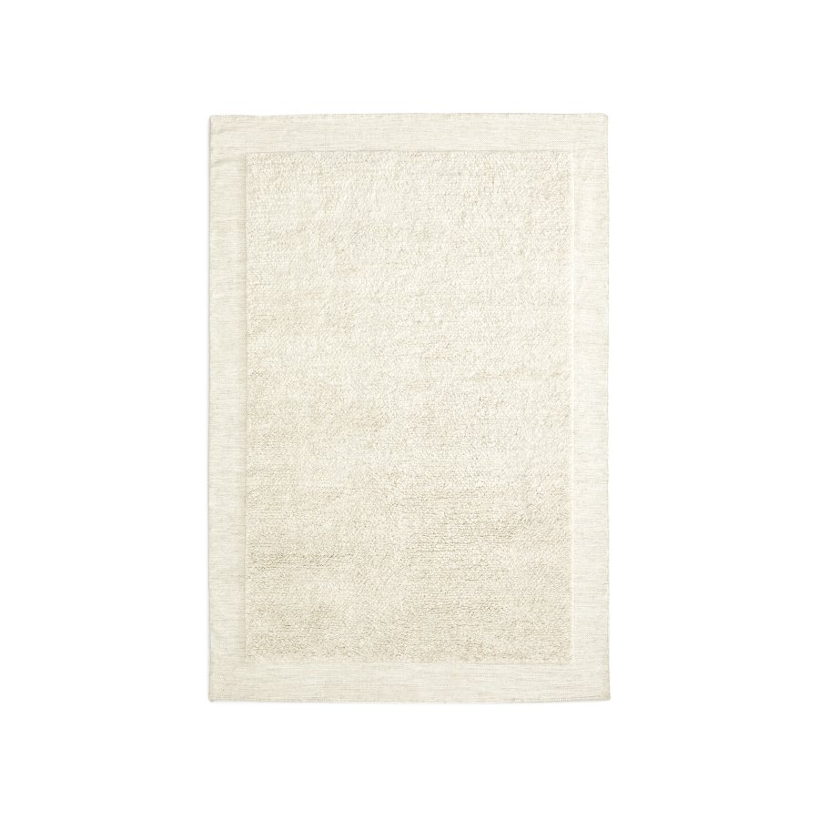  KAVE HOME Marely hvidt uldtppe 160 x 230cm