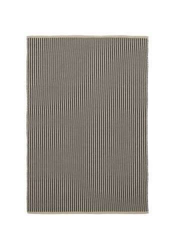 KAVE HOME Satanca beige og sortstribet tppe lavet af syntetiske fibre 160 x 230 cm