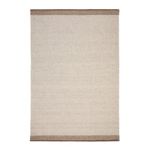 KAVE HOME Nifelia beige uld jacquard tppe, 200 x 300 cm