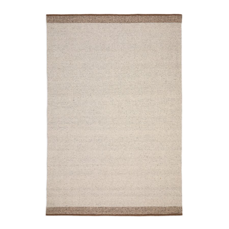 KAVE HOME Nifelia beige uld jacquard tppe, 200 x 300 cm