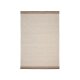 KAVE HOME Nifelia jacquardtppe i beige uld, 160 x 230 cm