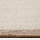 KAVE HOME Nifelia jacquardtppe i beige uld, 160 x 230 cm