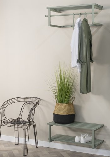 SPINDER DESIGN Rizzoli/Marco Color Edition skohylde, m. 2 hylder - stvet grn stl (B:71)