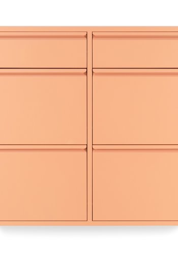 SPINDER DESIGN BILLY 6 skoskab, m. 6 lger - clay terra stl