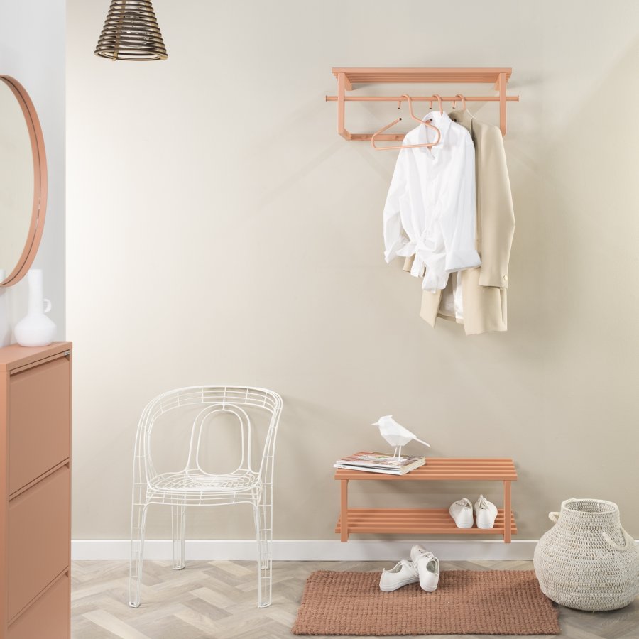 SPINDER DESIGN Rizzoli/Marco Color Edition skohylde, m. 2 hylder - clay terra stl (B:71)